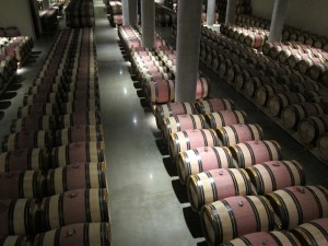 Панорама бочкового зала